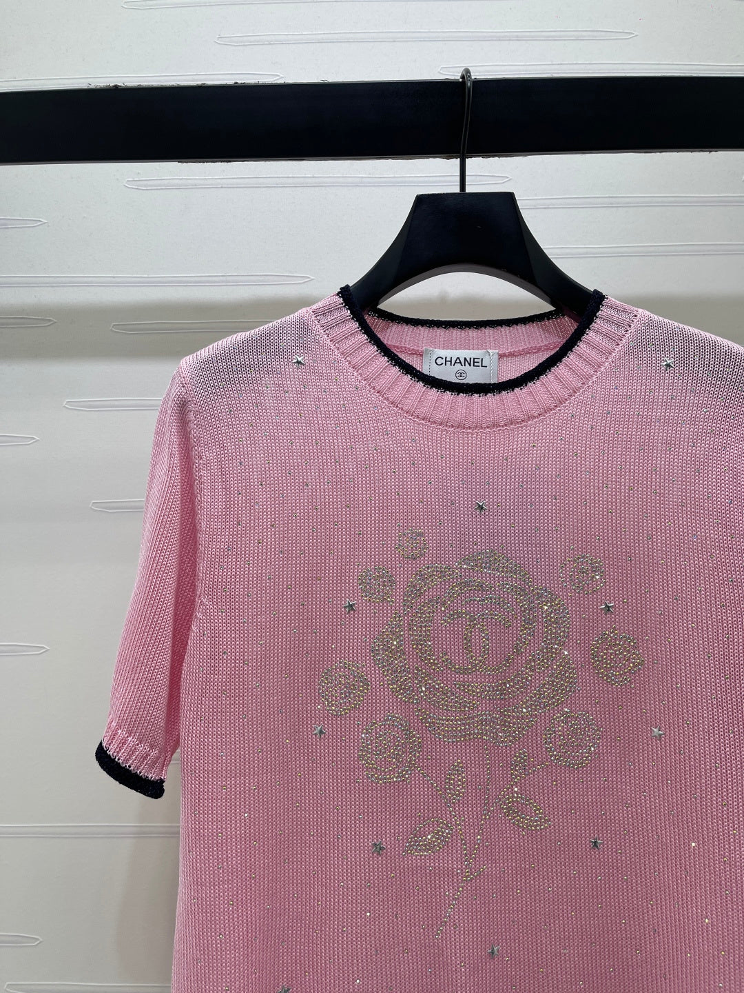 CHANEL 26S SHORT-SLEEVED KNIT SHIRT STYLE 1167