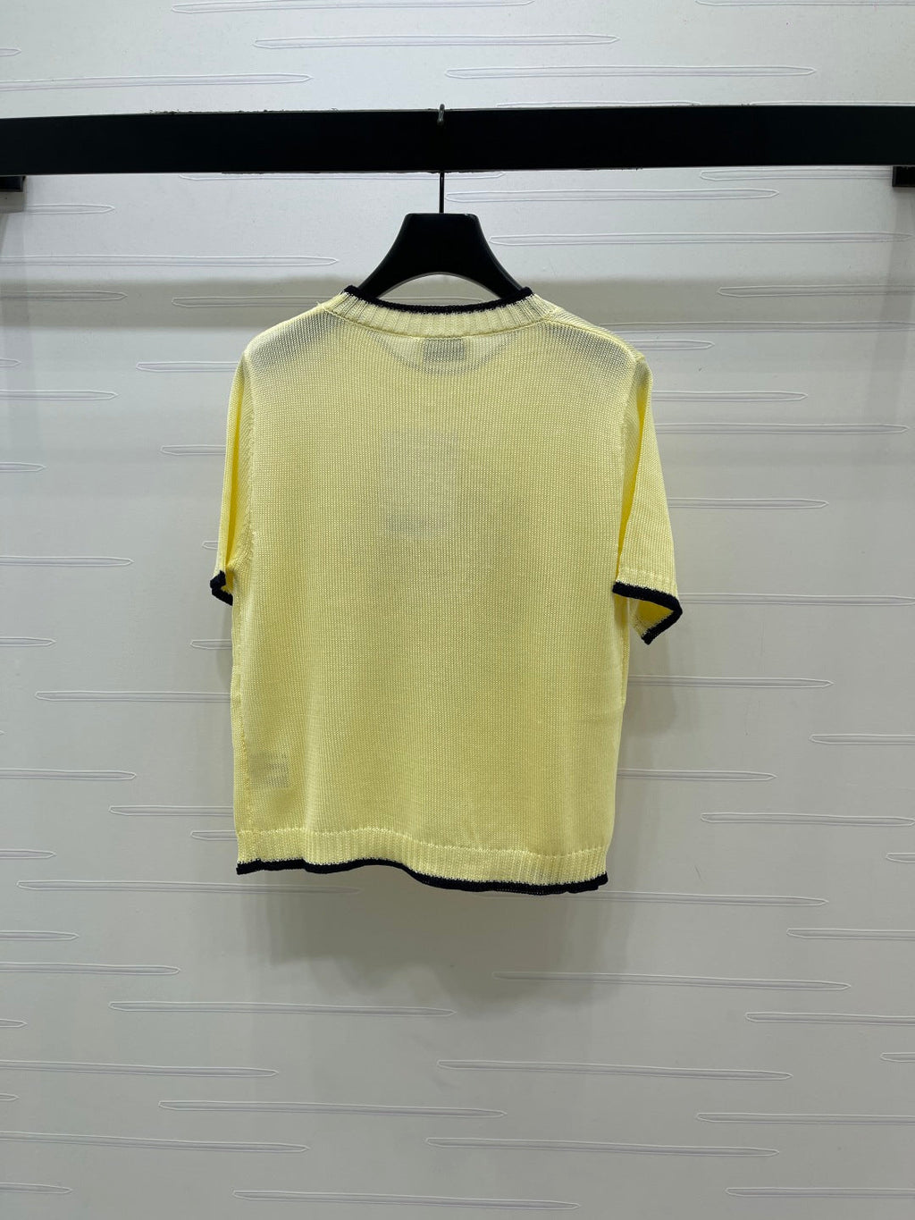 CHANEL 26S SHORT-SLEEVED KNIT SHIRT STYLE 1166