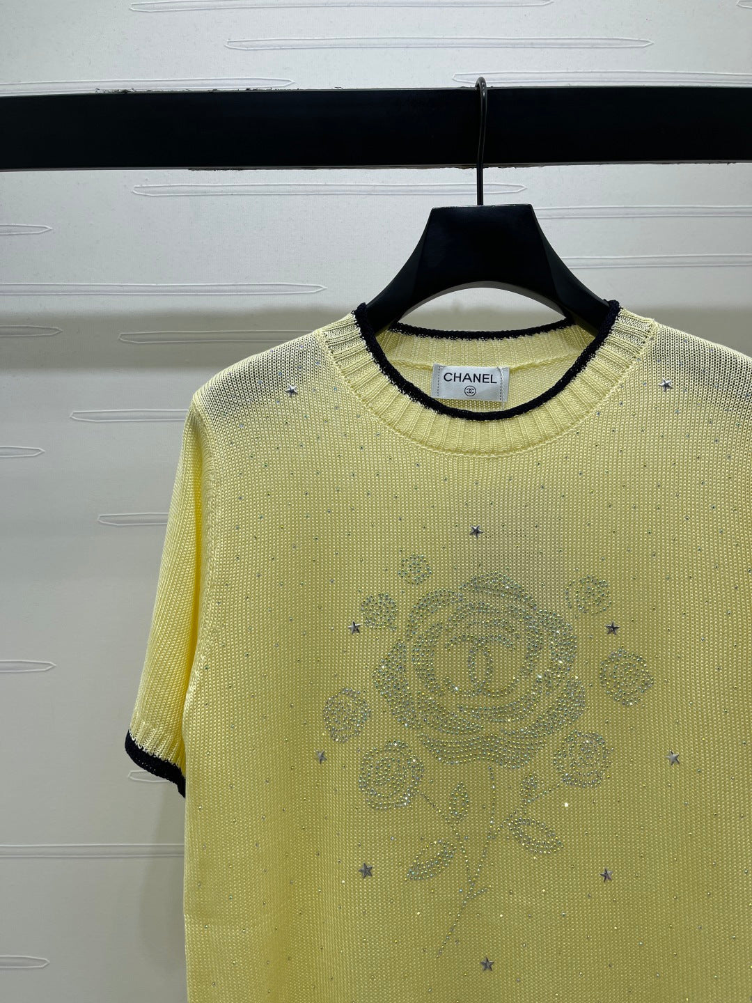 CHANEL 26S SHORT-SLEEVED KNIT SHIRT STYLE 1166