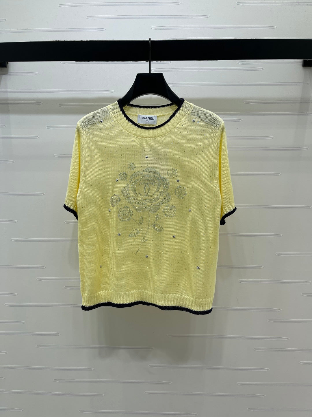 CHANEL 26S SHORT-SLEEVED KNIT SHIRT STYLE 1166