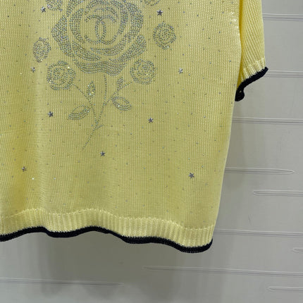 CHANEL 26S SHORT-SLEEVED KNIT SHIRT STYLE 1166