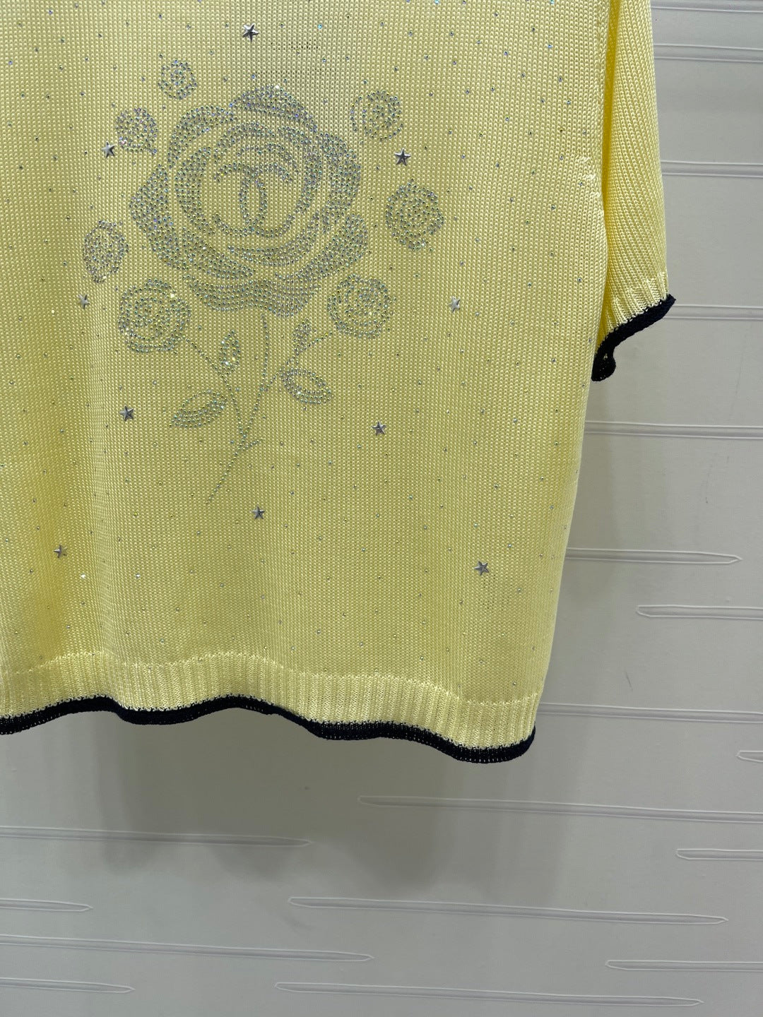 CHANEL 26S SHORT-SLEEVED KNIT SHIRT STYLE 1166