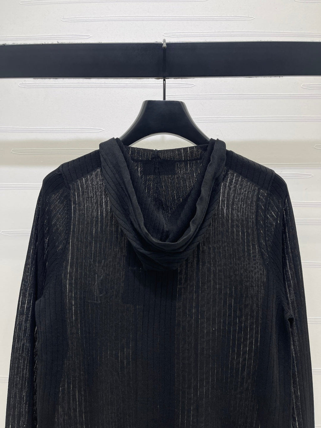 YSL 26S ZIP UP HOODED CARDIGAN 390