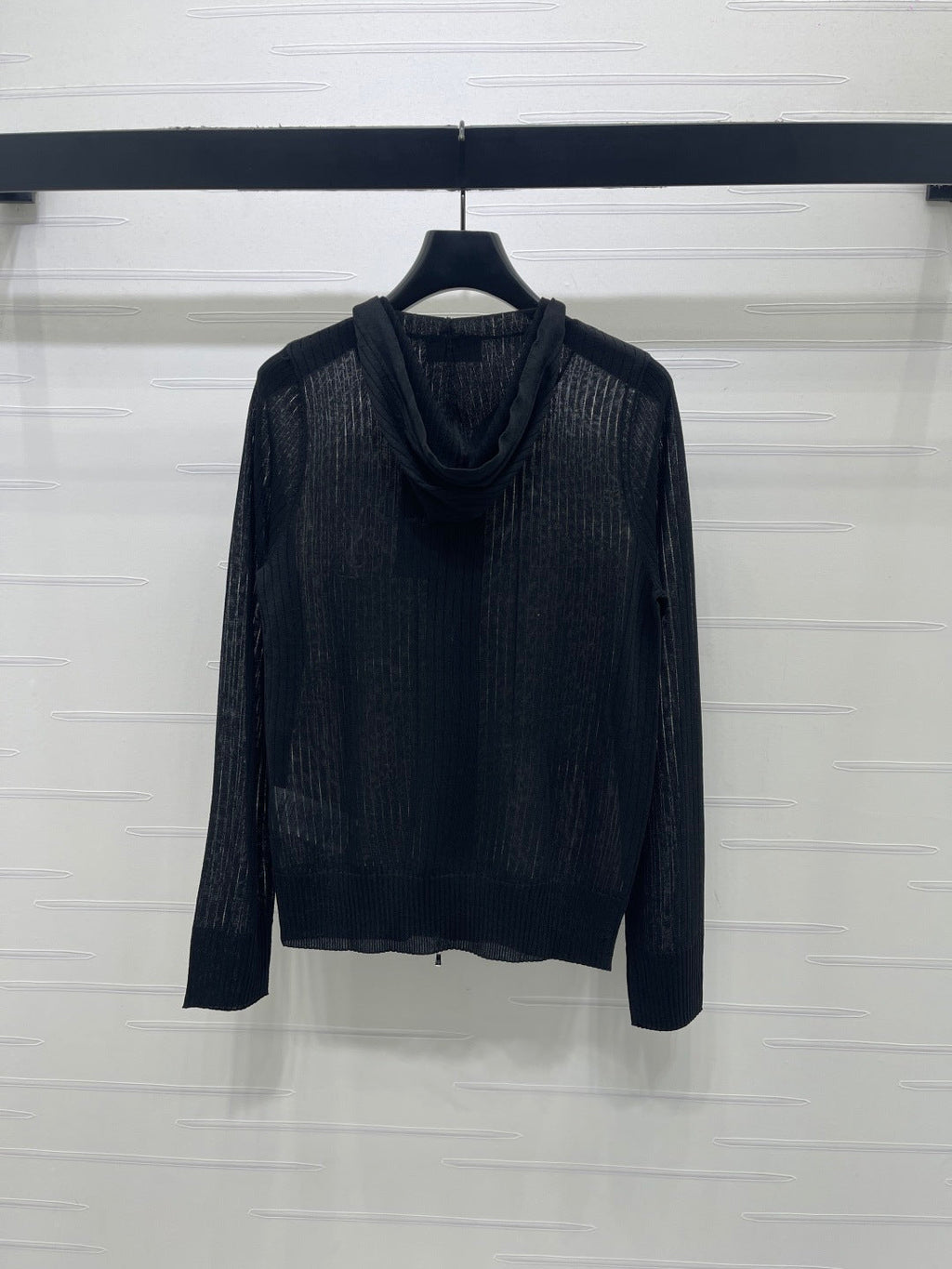 YSL 26S ZIP UP HOODED CARDIGAN 390
