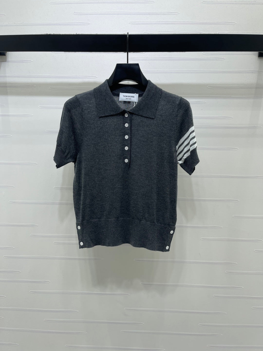 THOM 26S SHORT SLEEVE POLO KNIT TOP STYLE 257