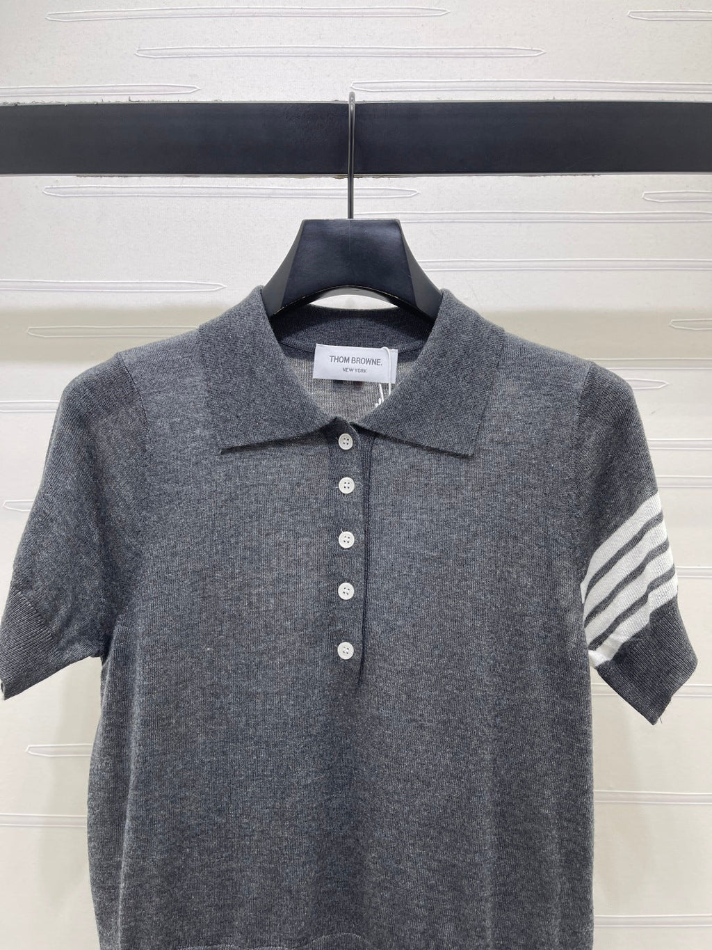 THOM 26S SHORT SLEEVE POLO KNIT TOP STYLE 257