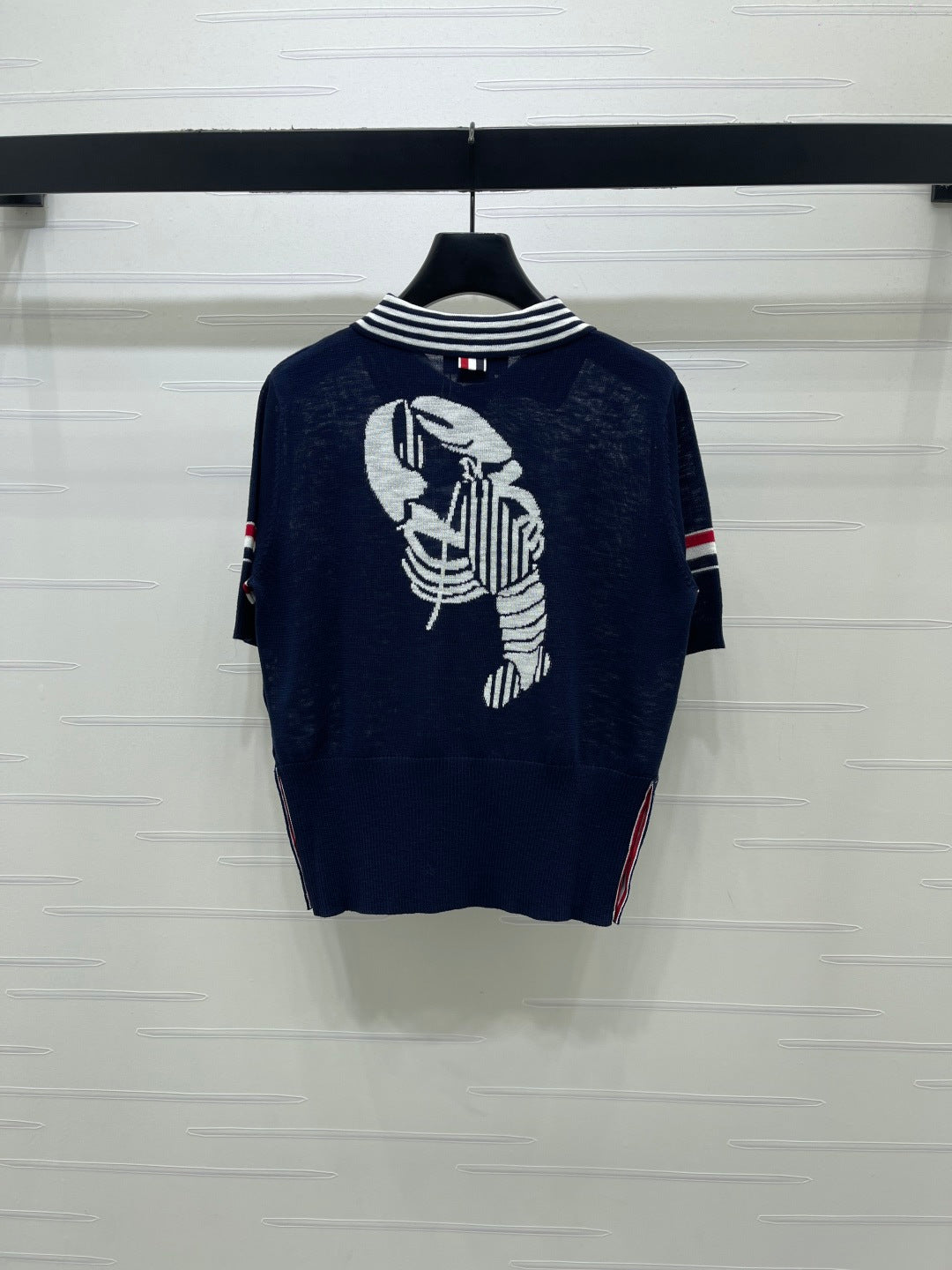 THOM 26S SHORT SLEEVE POLO KNIT TOP STYLE 258