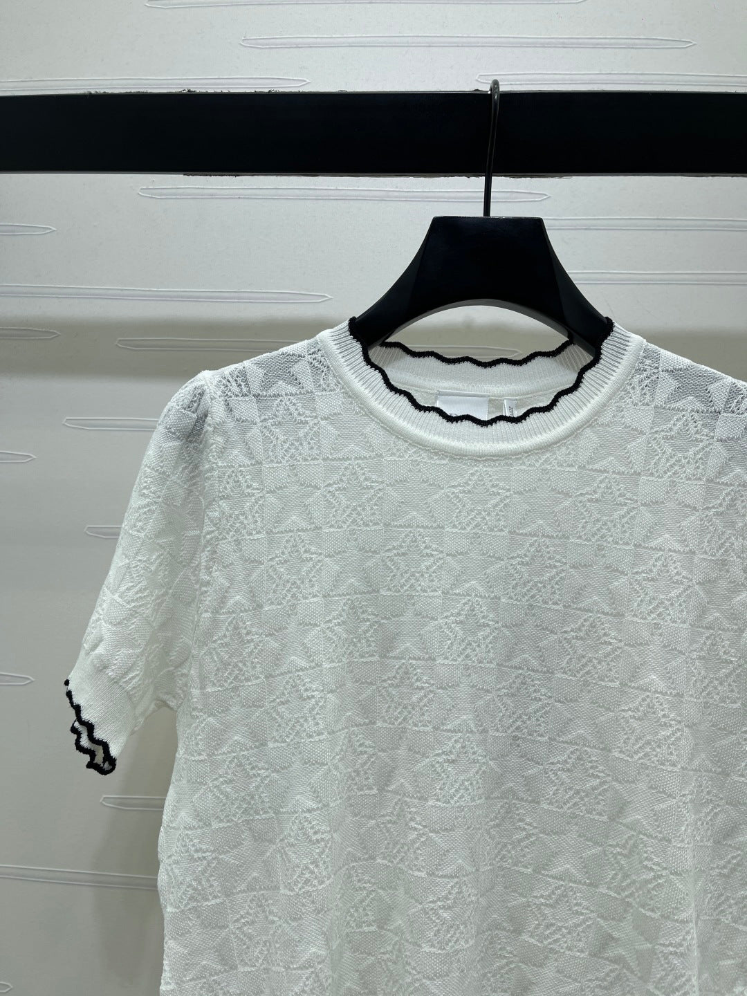 DIOR 26S SHORT-SLEEVE KNIT TOP 1387