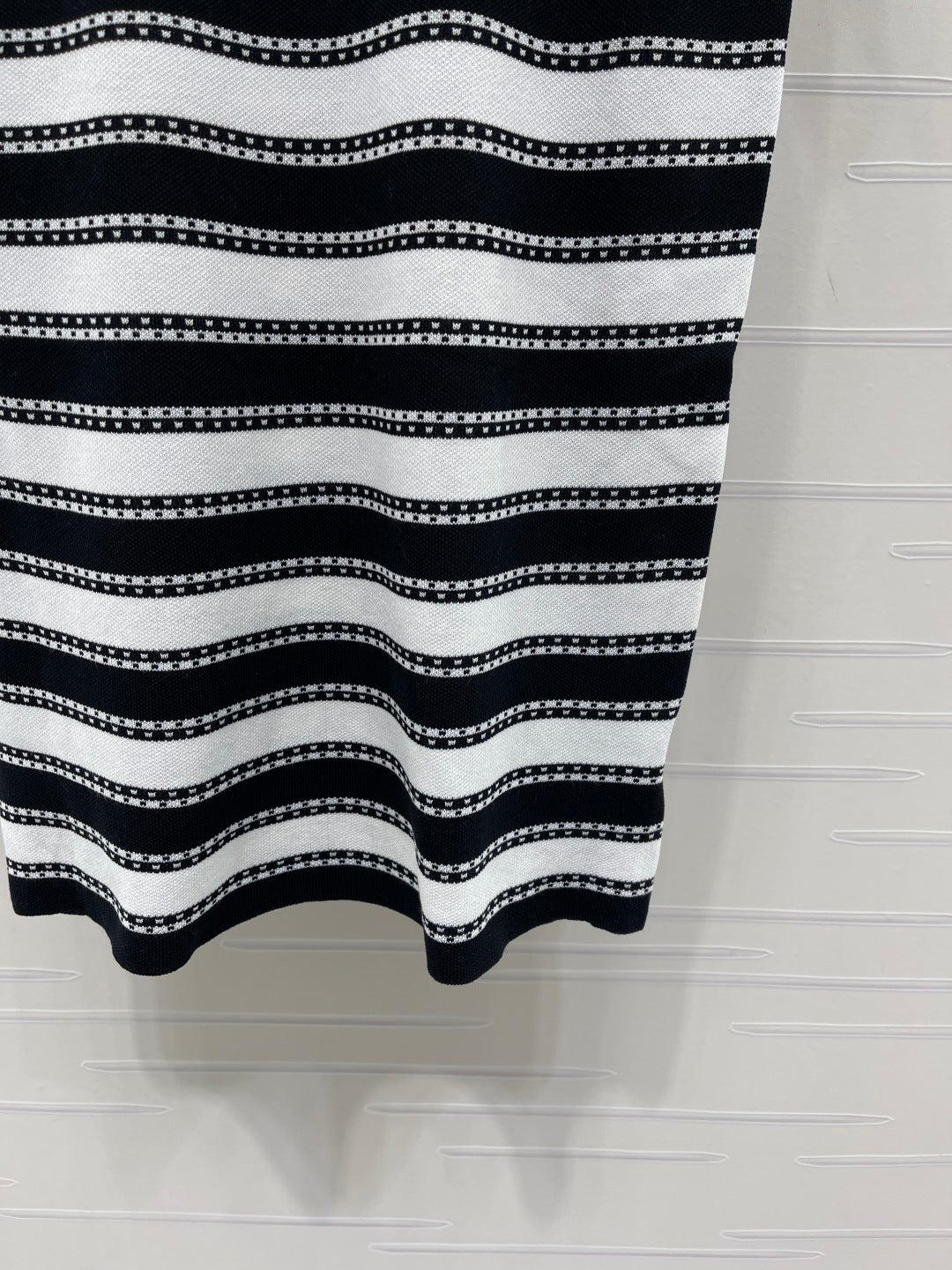 CHANEL 26S STRIPED KNIT MINI DRESS 1346