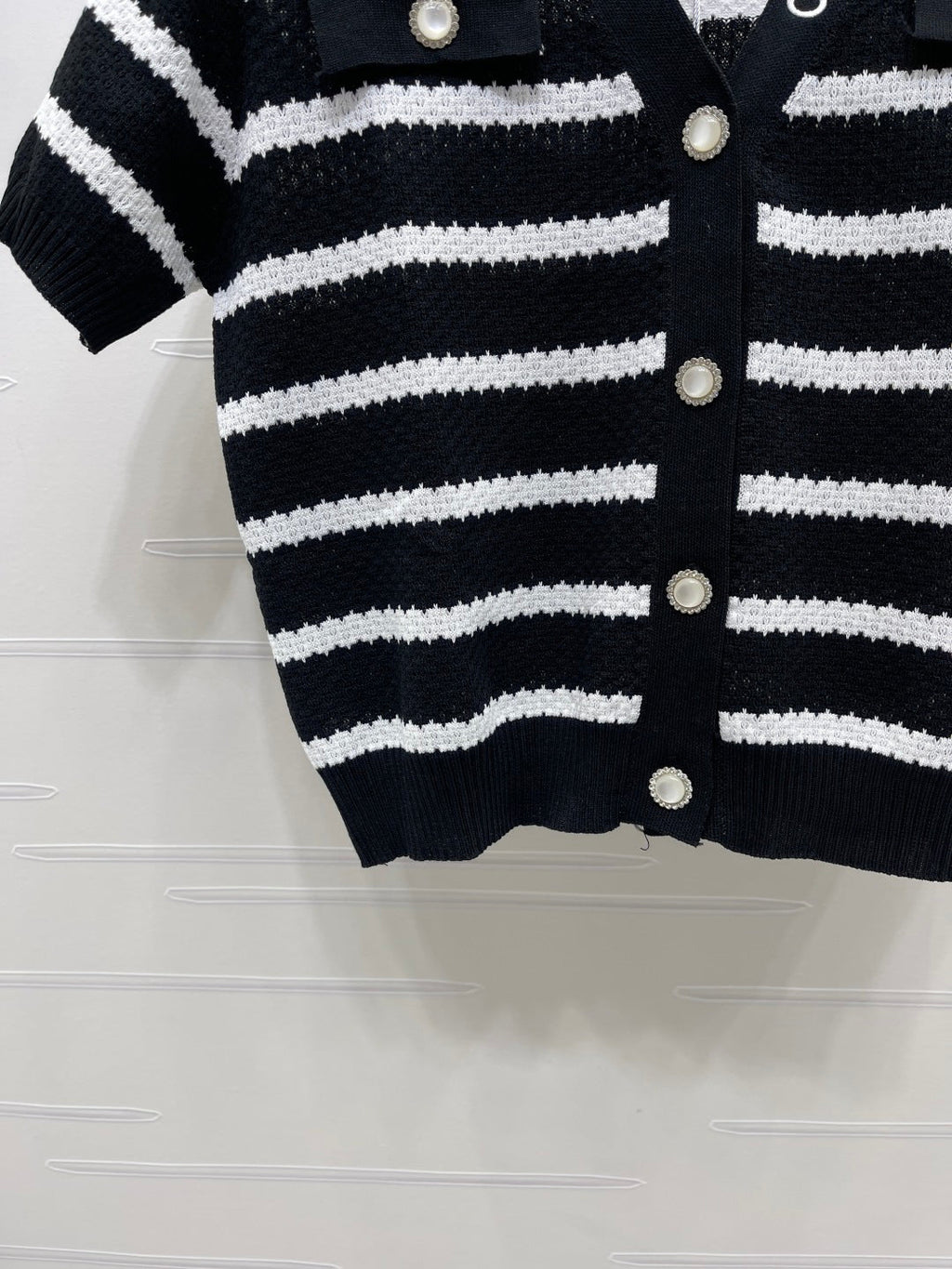CHANEL 26S SHORT-SLEEVE KNIT TOP 1345
