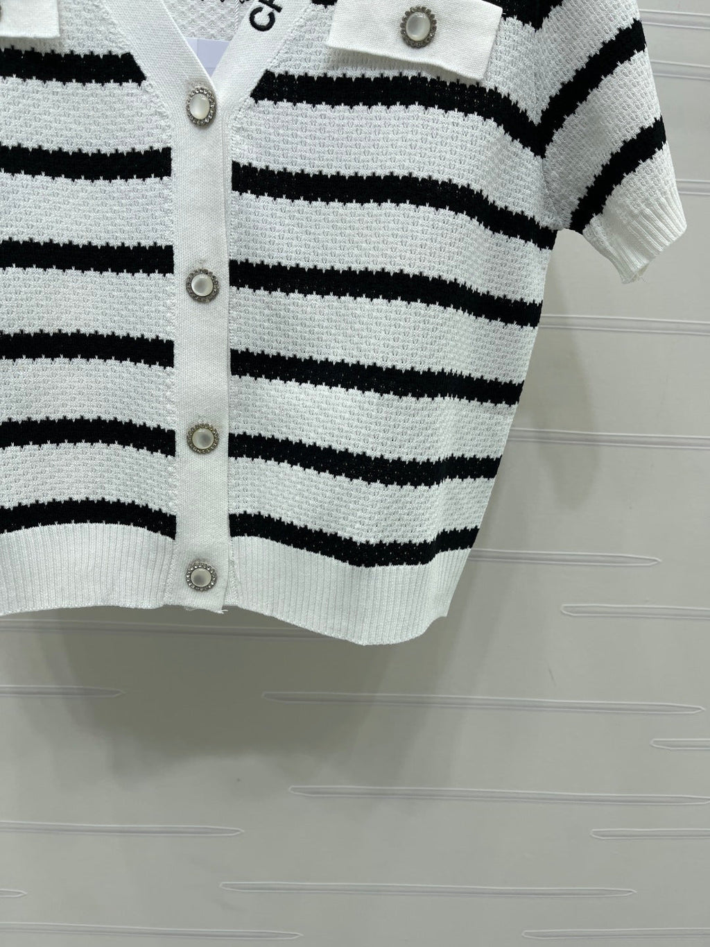 CHANEL 26S SHORT-SLEEVE KNIT TOP 1344