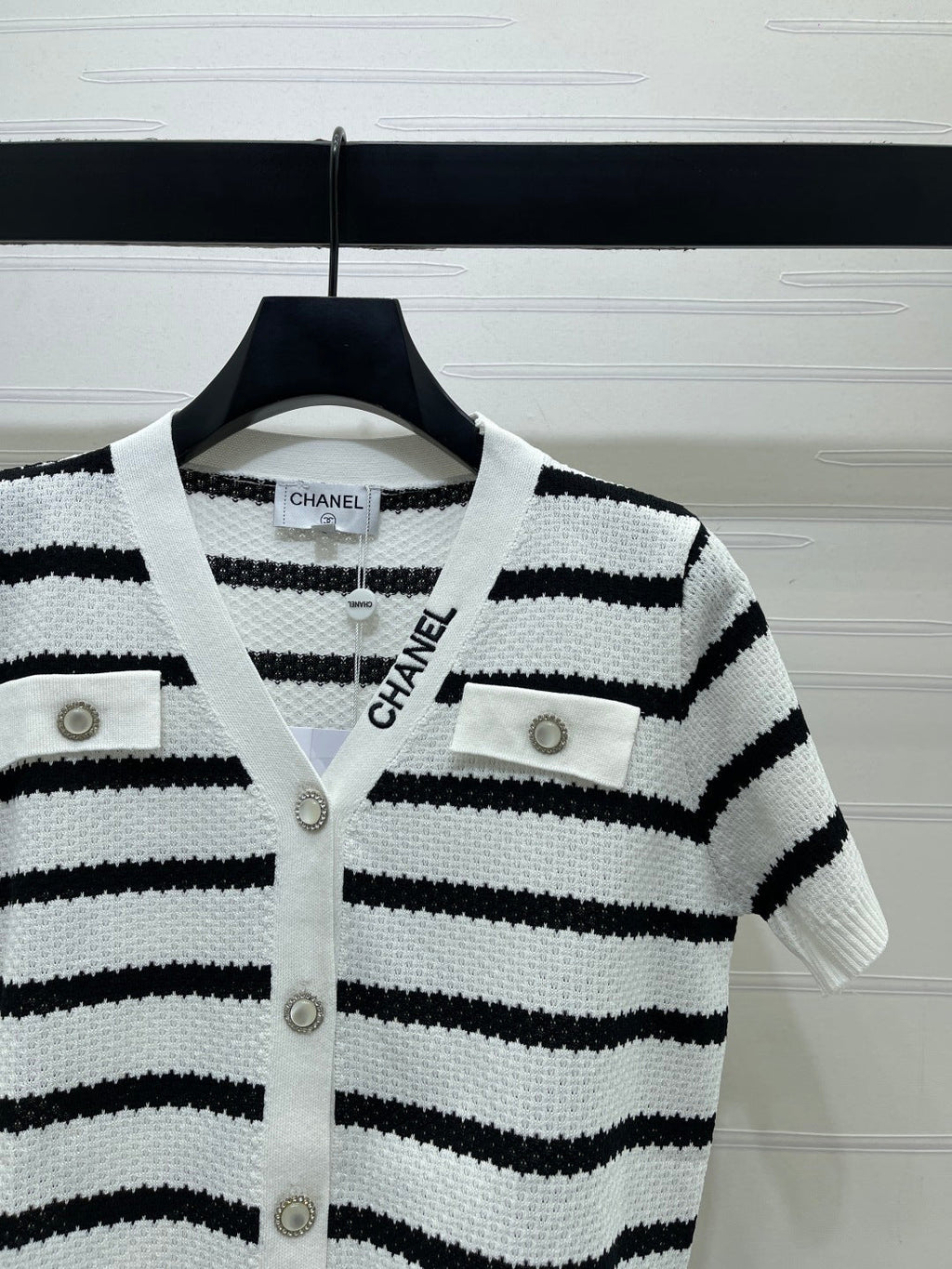 CHANEL 26S SHORT-SLEEVE KNIT TOP 1344
