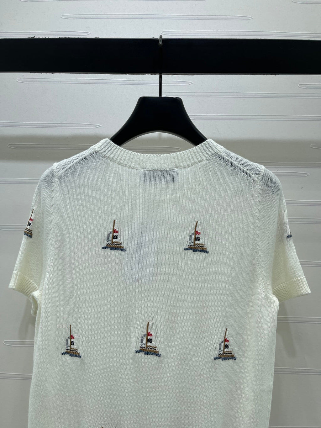 THOM 26S SHORT-SLEEVE KNIT TOP STYLE 223