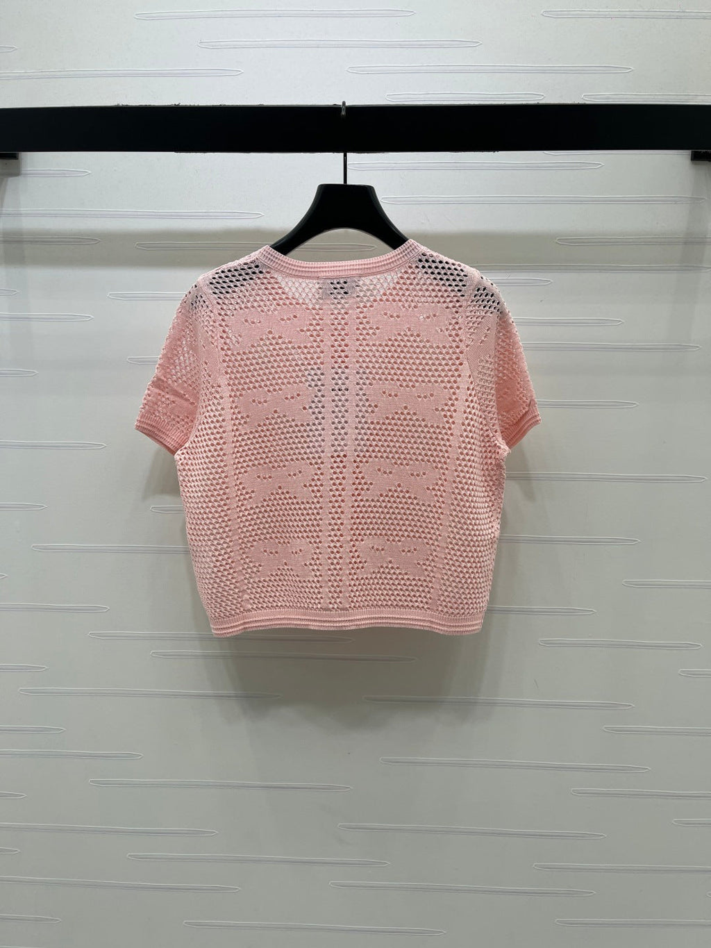 CHANEL 26S OPENWORK KNIT CARDIGAN 1336