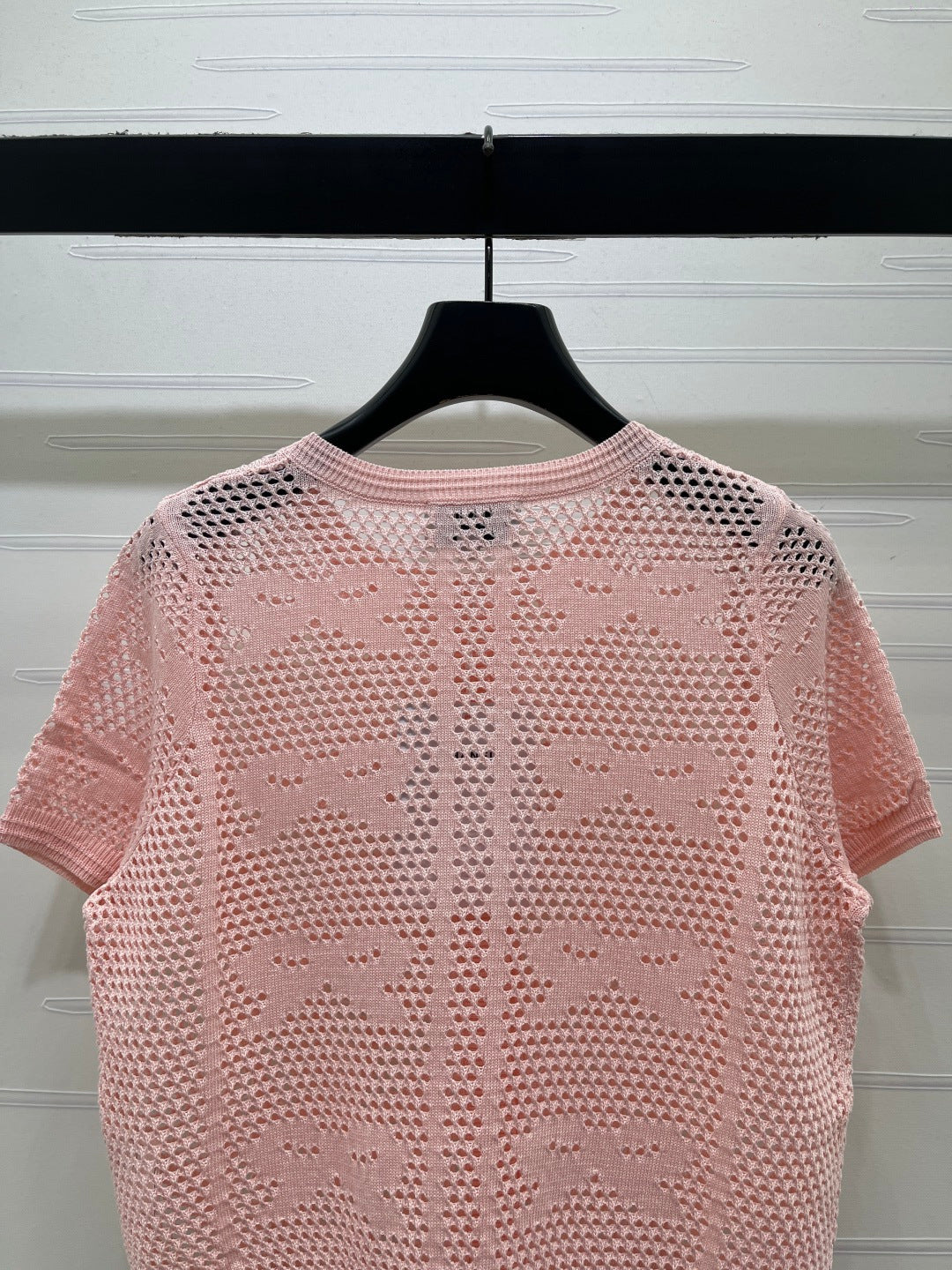 CHANEL 26S OPENWORK KNIT CARDIGAN 1336