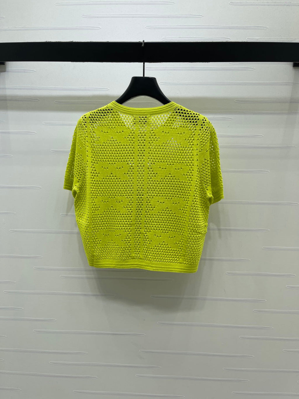 CHANEL 26S OPENWORK KNIT CARDIGAN 1335