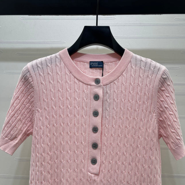 RALPH LAUREN 26S SHORT SLEEVE KNIT TOP 362