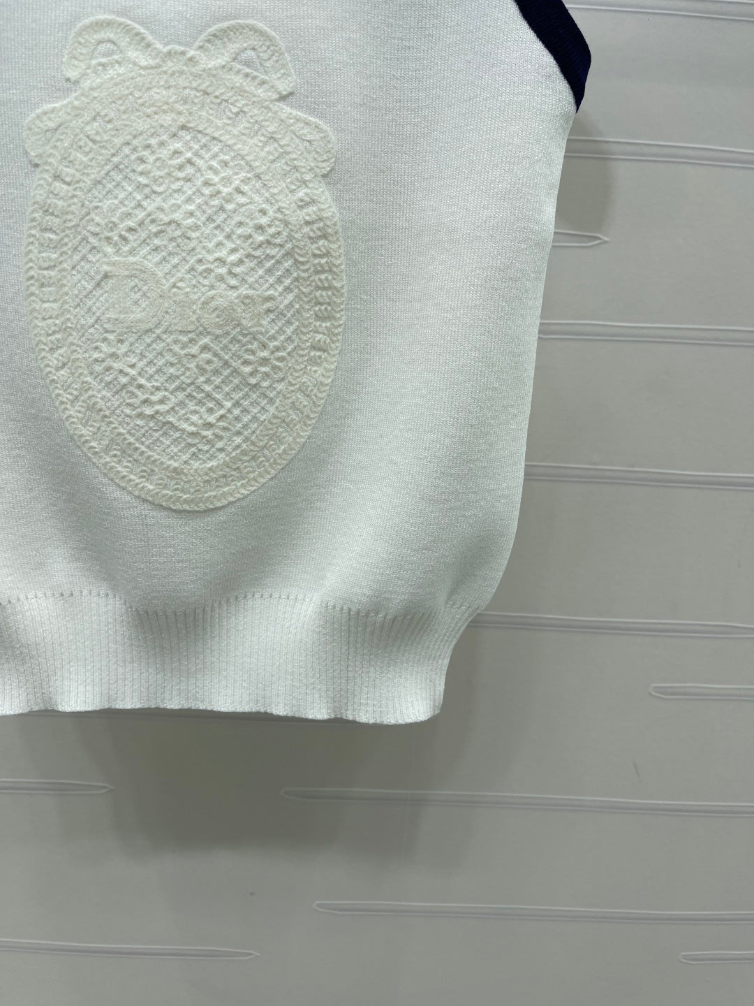 DIOR 26S SAILOR COLLAR KNIT TOP 1323
