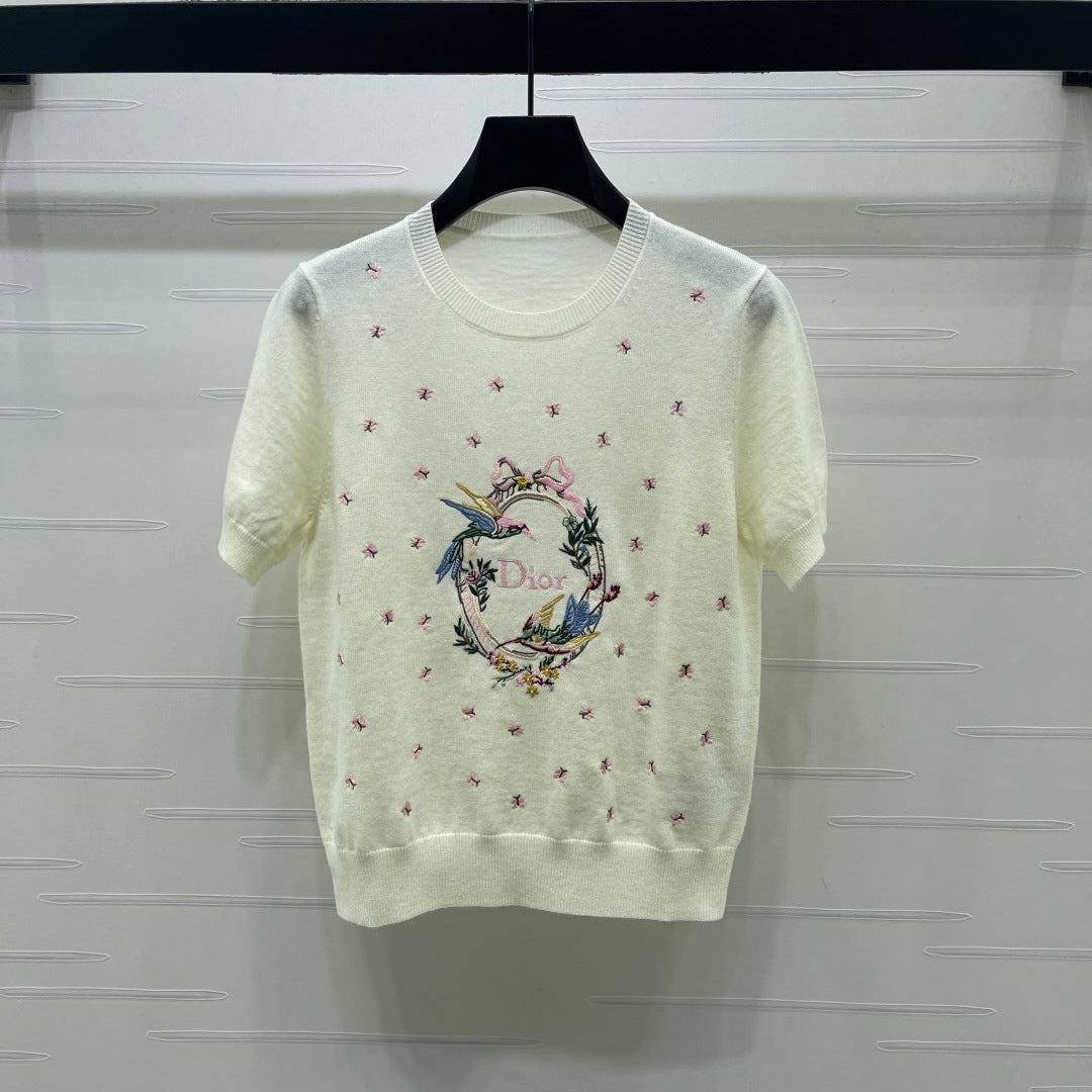 DIOR 26S SHORT-SLEEVE CREWNECK T-SHIRT 1322