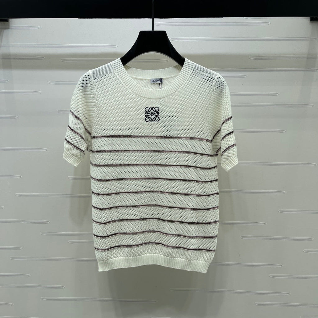 LOEWE 26S SHORT-SLEEVE KNITTED TOP 578