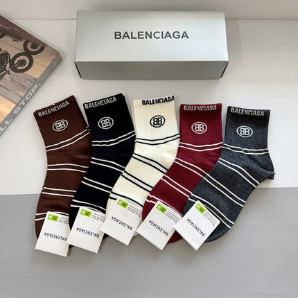 BALENCIAGA 26S ANKLE SOCKS 558895 (1 BOX)