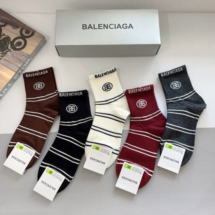 BALENCIAGA 26S ANKLE SOCKS 558895 (1 BOX)