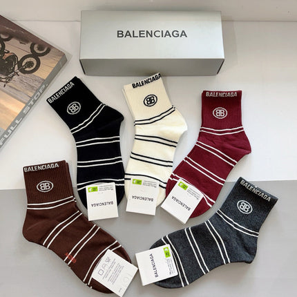 BALENCIAGA 26S ANKLE SOCKS 558895 (1 BOX)