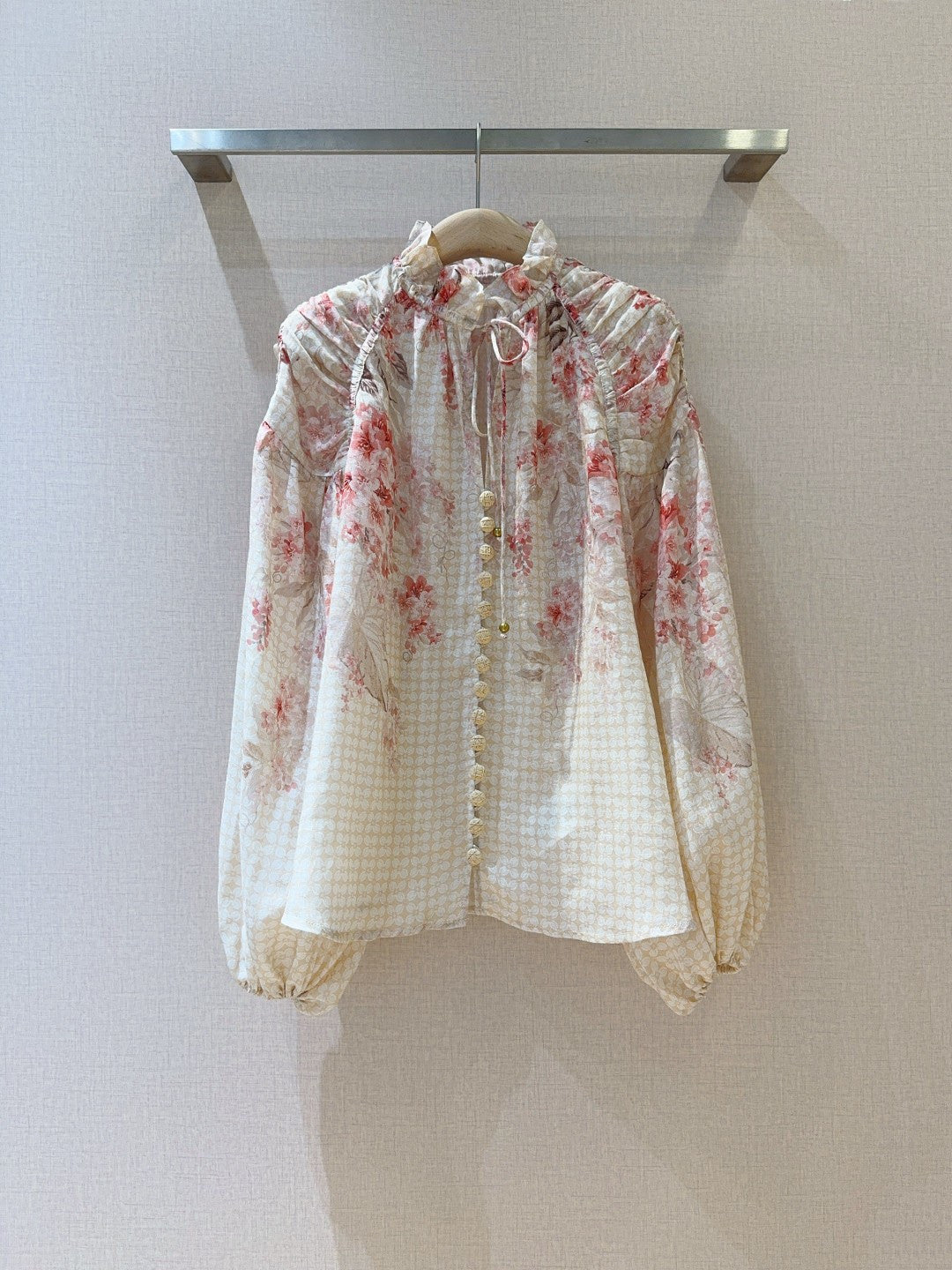 ZIMMERMANN 26S PUFF-SLEEVE SHIRT STYLE 12
