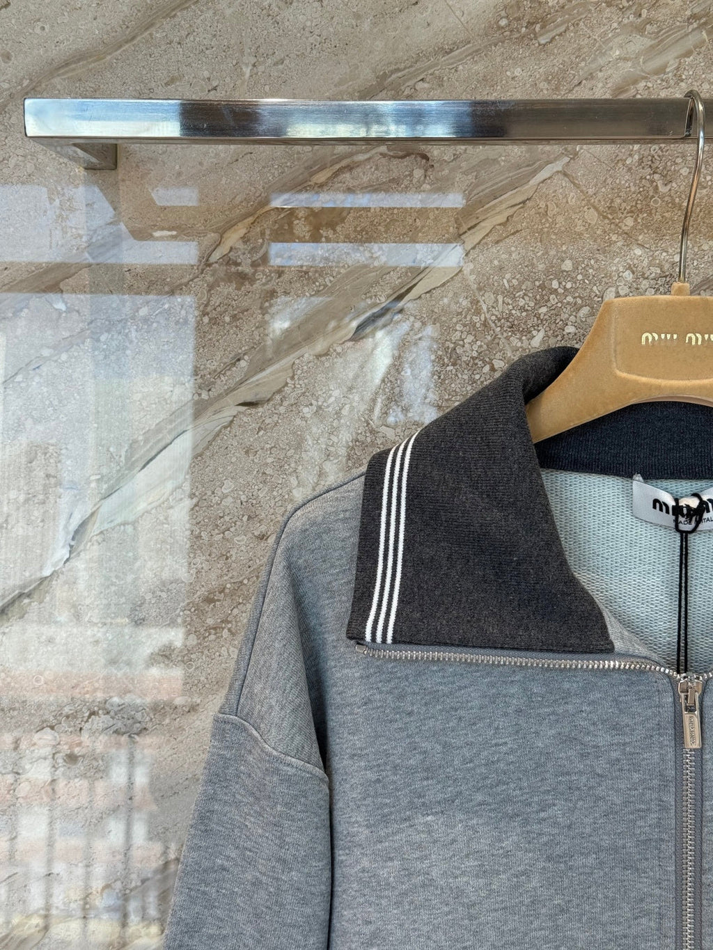 MIUMIU FLEECE JACKET STYLE 717