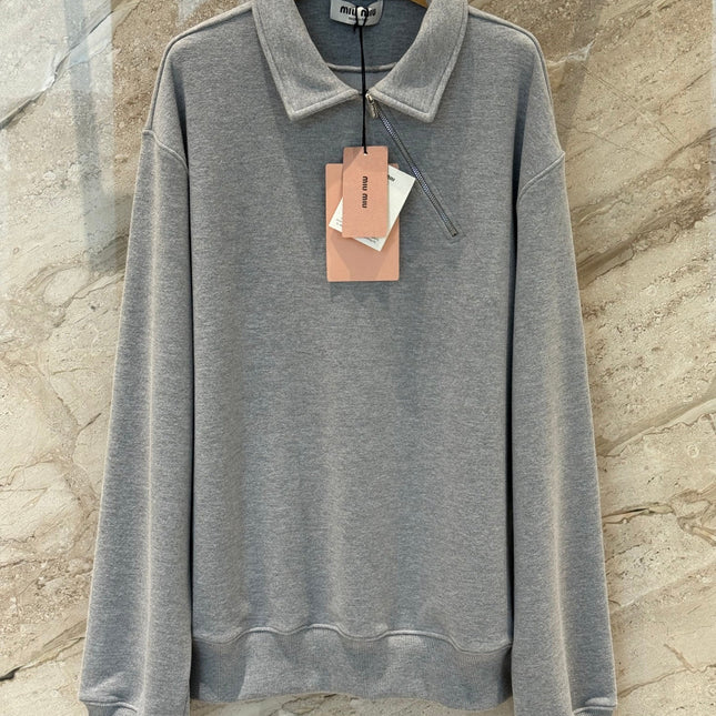 MIUMIU POLO SWEATSHIRT STYLE 652