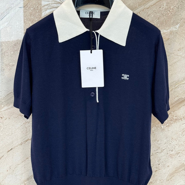 CELINE 26S KNIT POLO SHIRT STYLE 236