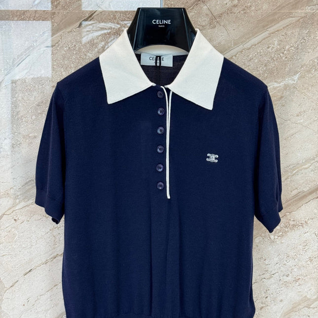 CELINE 26S KNIT POLO SHIRT STYLE 236
