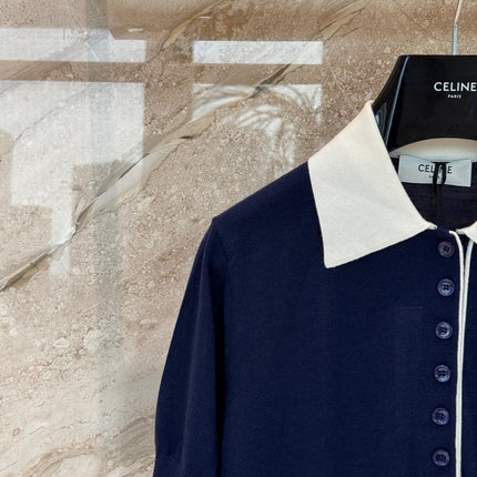 CELINE 26S KNIT POLO SHIRT STYLE 236