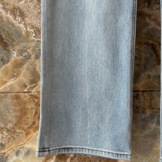 VALENTINO 26S HIGH-WAIST WIDE-LEG JEANS 457