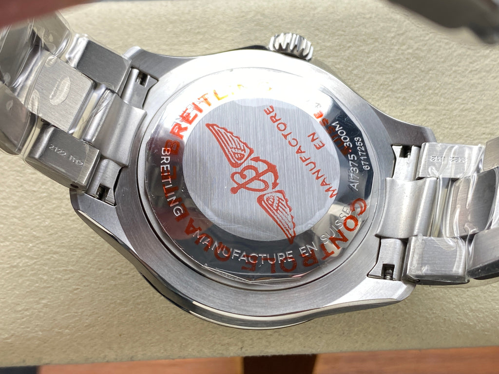 SUPEROCEAN AUTOMATIC 44 STEEL CASE NAVY BLUE CERAMIC BEZEL