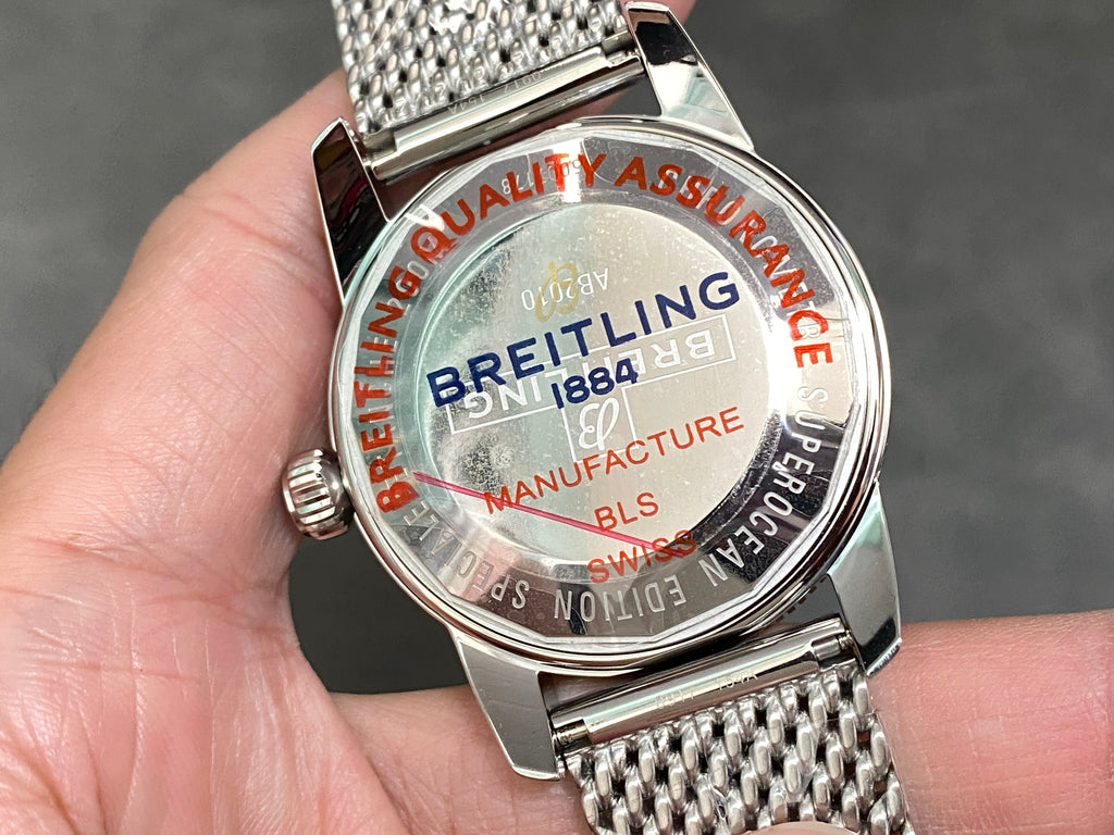 SUPEROCEAN HERITAGE STEEL CASE  BLUE CERAMIC BEZEL