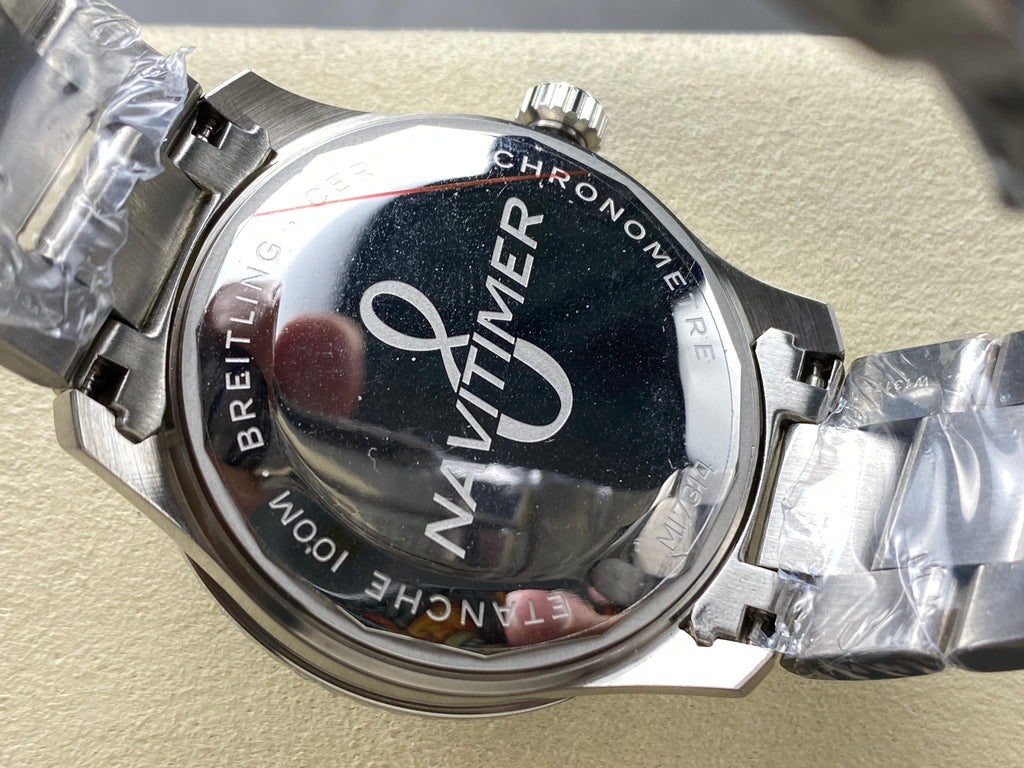 AVIATOR 8 AUTOMATIC ALL STEEL BLACK MIX BLUE DIAL