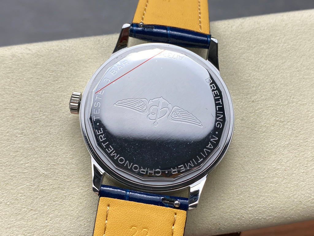 NAVITIMER AUTOMATIC 41 STEEL CASE NAVY BLUE MIX WHITE DIAL