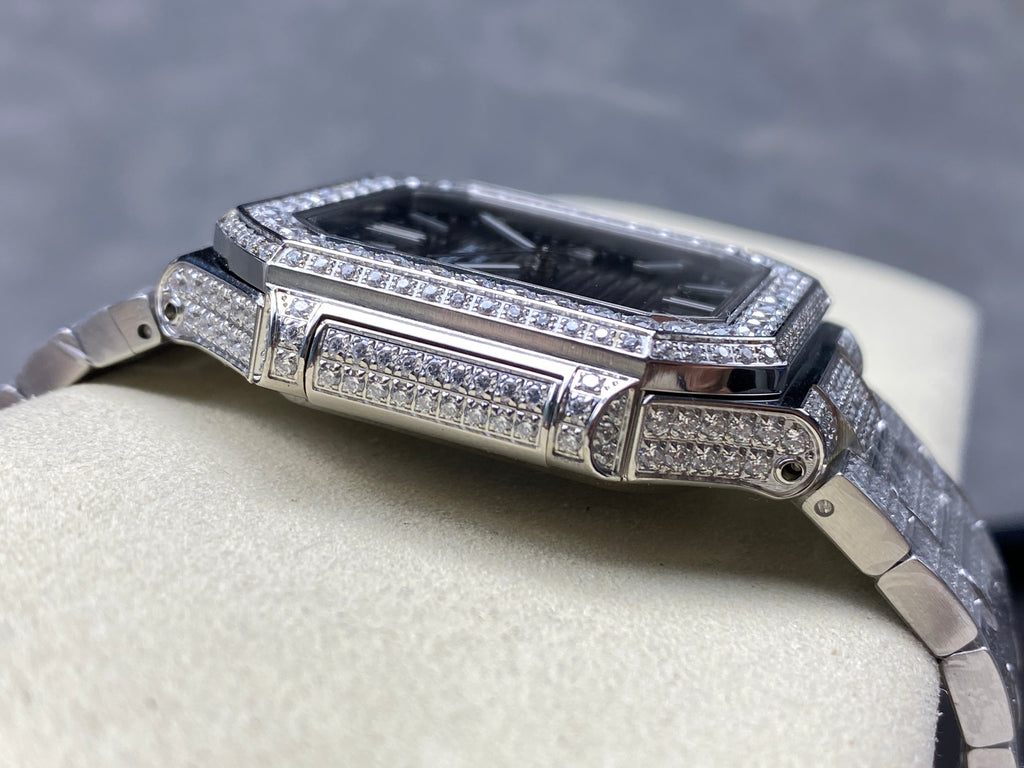 CUBITUS AUTOMATIC ALL STEEL ATTACHED DIAMOND BLACK DIAL