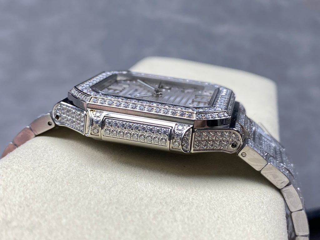 CUBITUS AUTOMATIC ALL STEEL ATTACHED DIAMOND SILVER DIAL