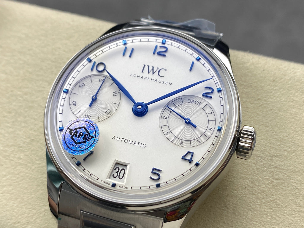 PORTUGIESER AUTOMATIC 42 WATCH SILVER CASE