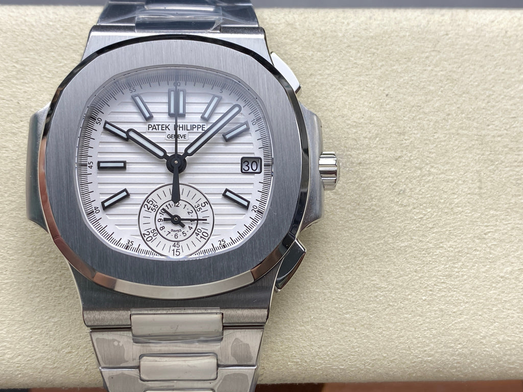 NAUTILUS ALL STEEL WHITE DIAL