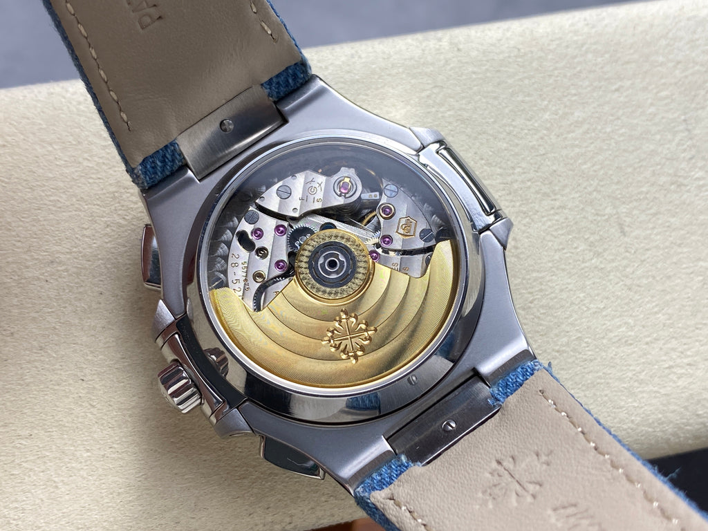 NAUTILUS STEEL CASE BLUE DENIM DIAL