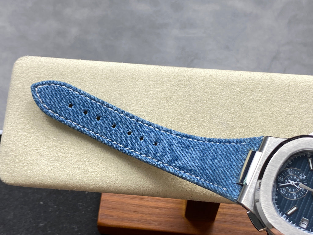 NAUTILUS STEEL CASE BLUE DENIM DIAL