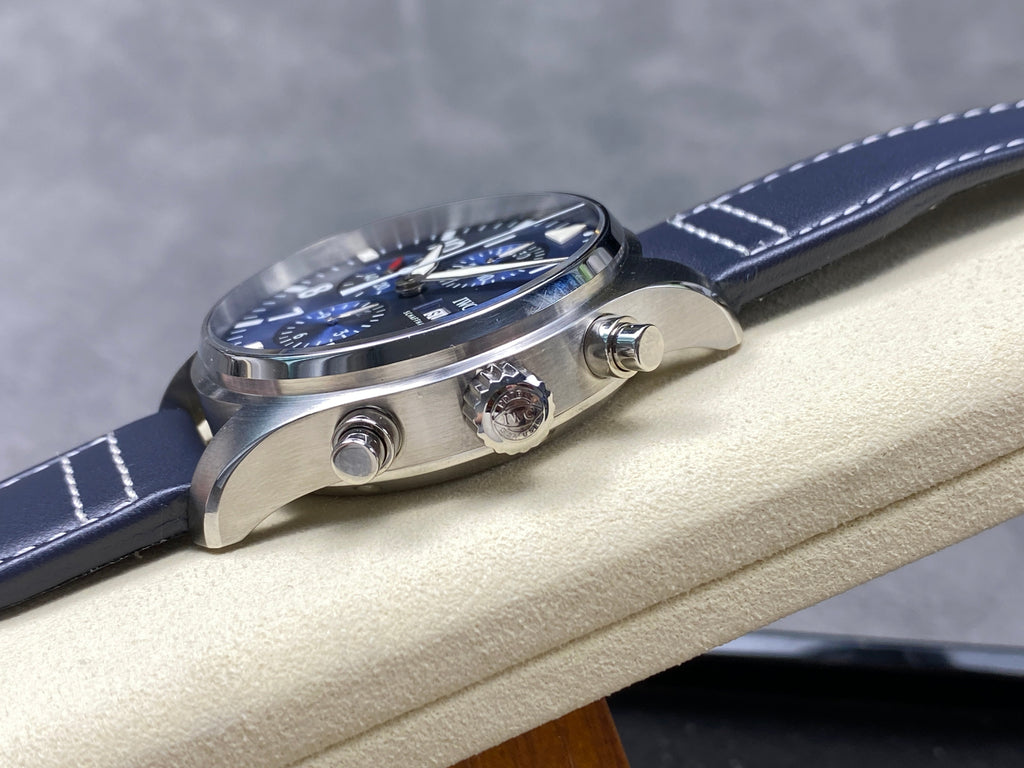 PILOT'S WATCH MARK XX STAINLESS STEEL CASE WITH NAVY BLUE LEATHER TRAP AND DIAL