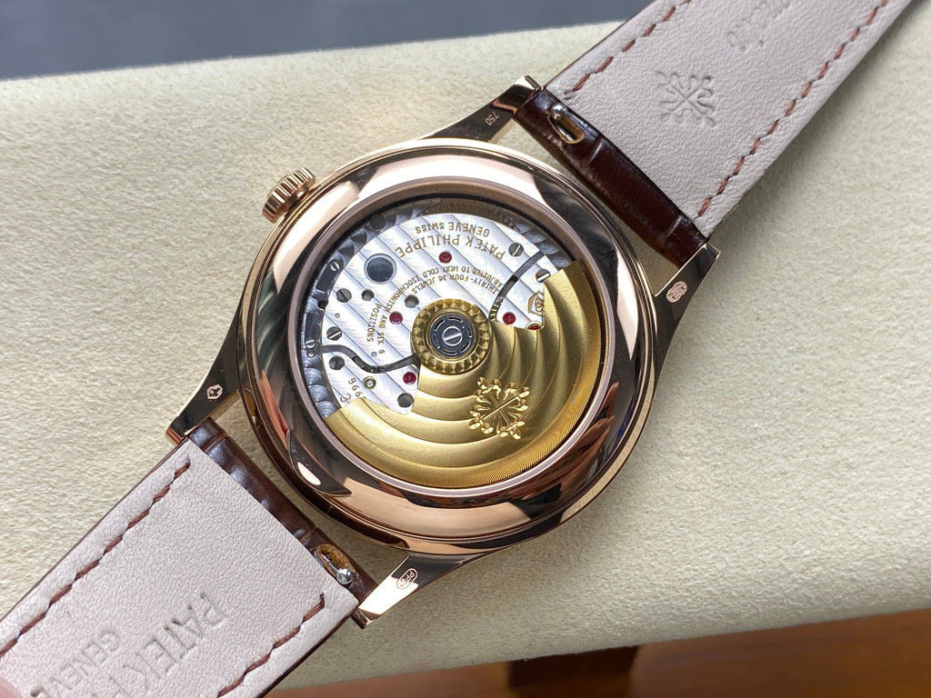 ANNUAL CALENDAR SELF-WINDING ROSE GOLD CASE BROWN SUNBURST DIAL