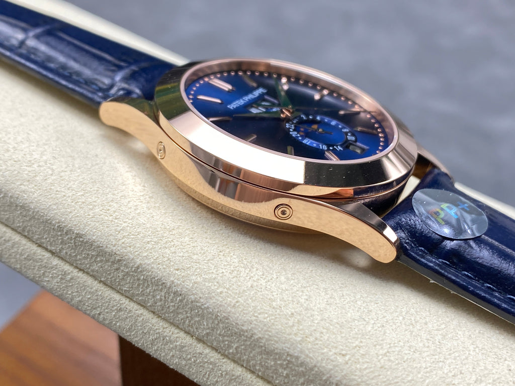 ANNUAL CALENDAR SELF-WINDING ROSE GOLD CASE BLUE SUNBURST DIAL