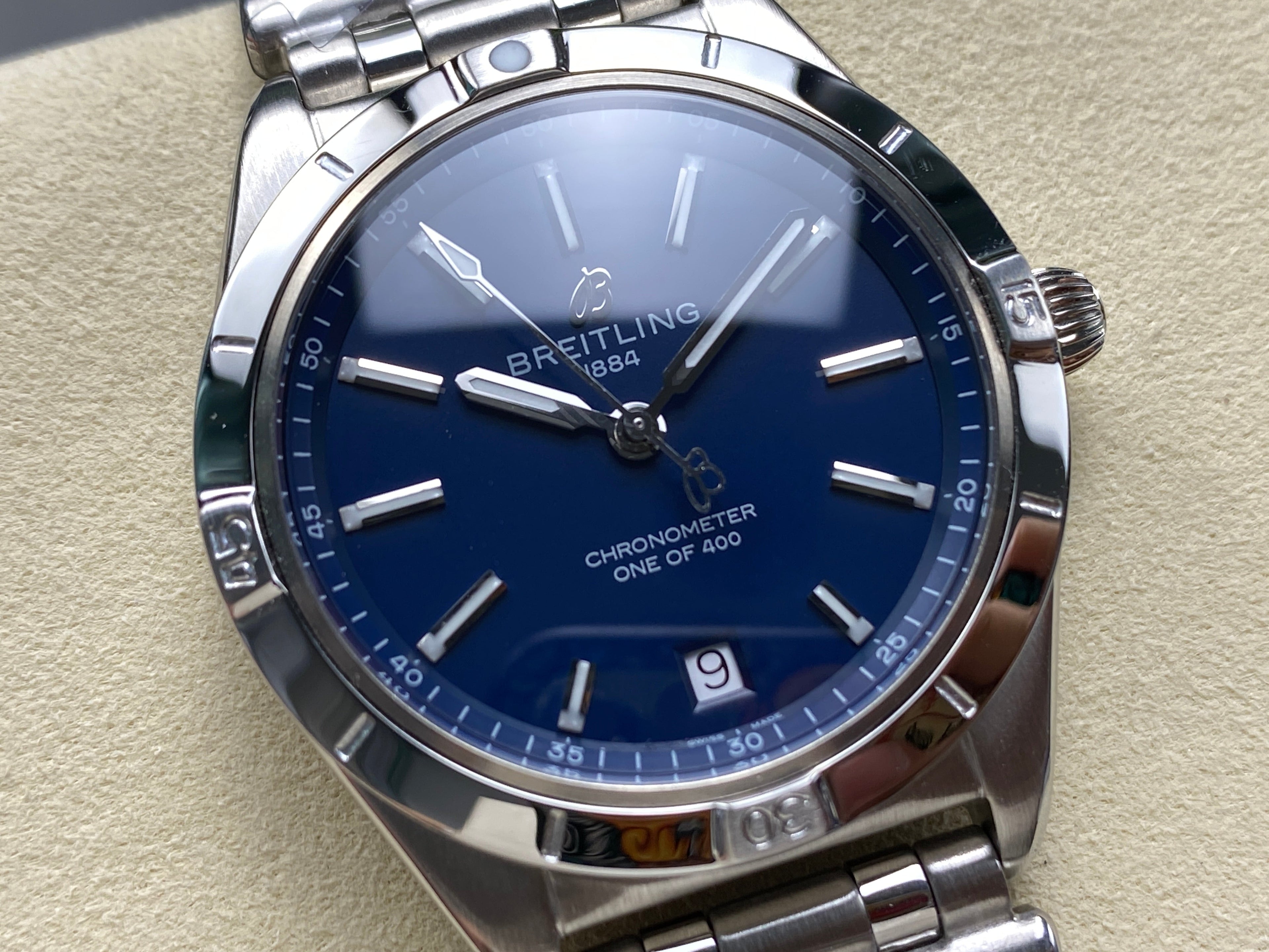 CHRONOMAT AUTOMATIC 36 STEEL CASE MIDNIGHT BLUE DIAL