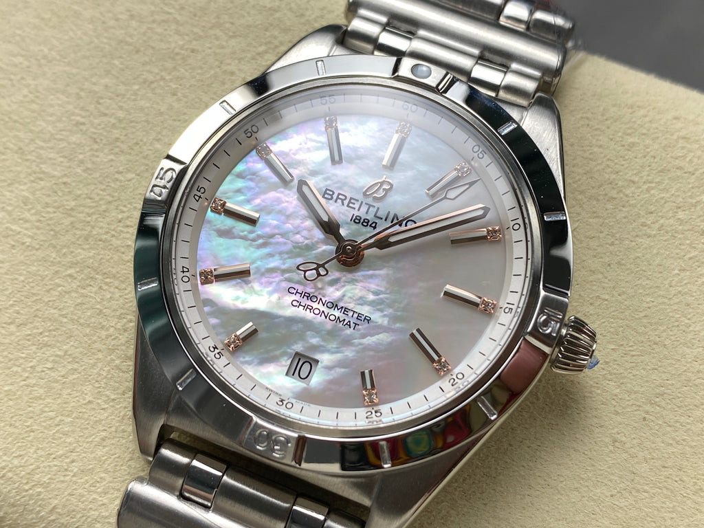 CHRONOMAT AUTOMATIC 36 STEEL CASE MOTHER OF PEARL DIAL