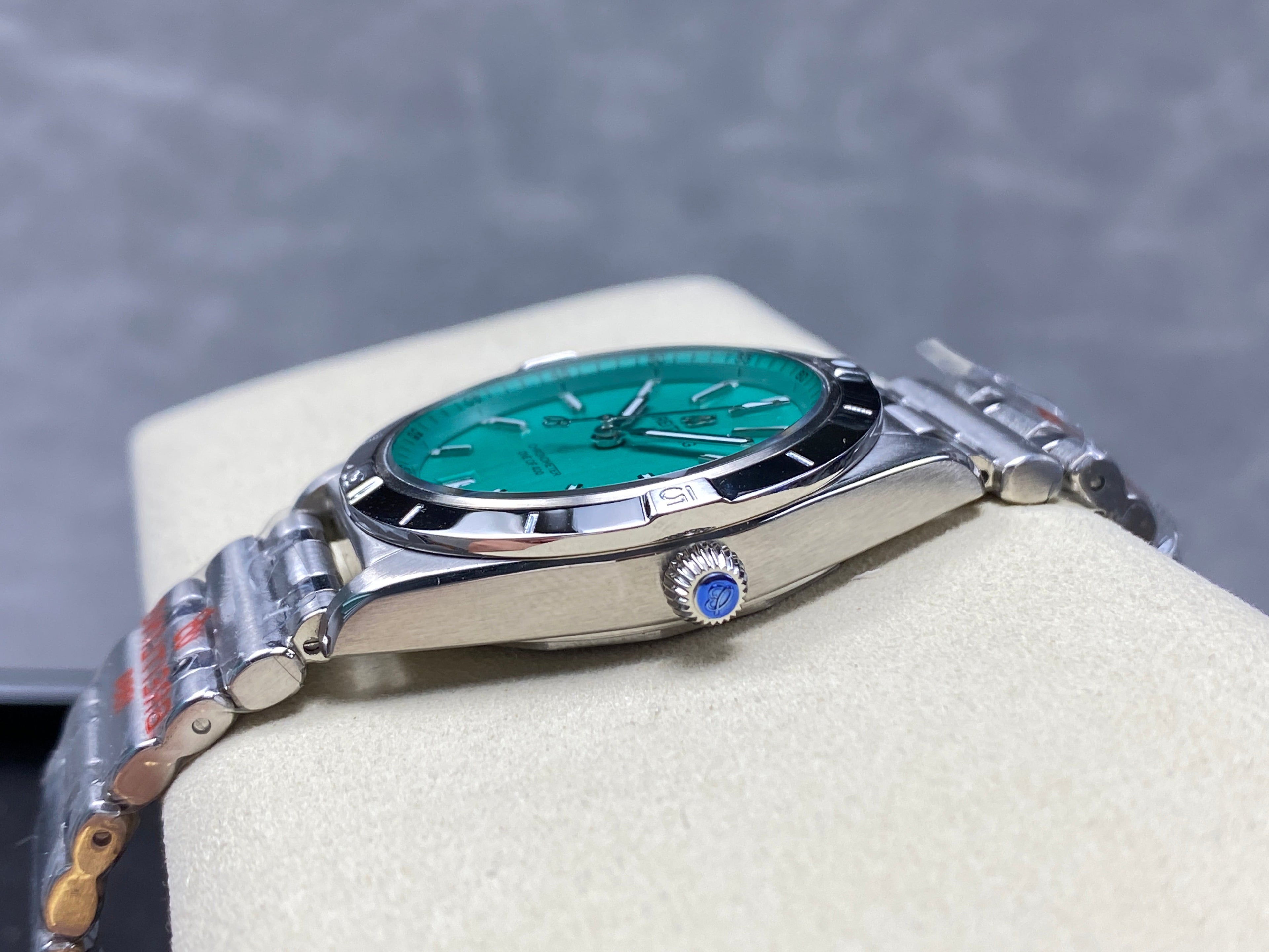 CHRONOMAT AUTOMATIC 36 STEEL CASE PEPPERMINT DIAL